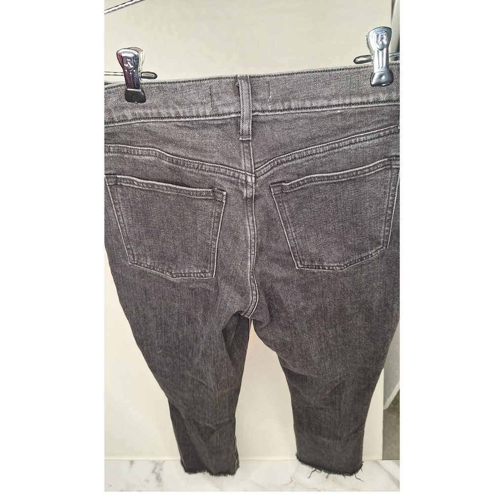 Abercrombie & Fitch The Skinny High Rise Jeans Washed Black Raw Hem 26 2s Womens - Picture 6 of 7